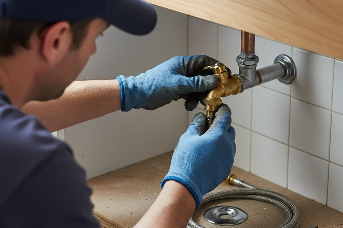 Shutoff valve and fitting work during Repiping in Economy